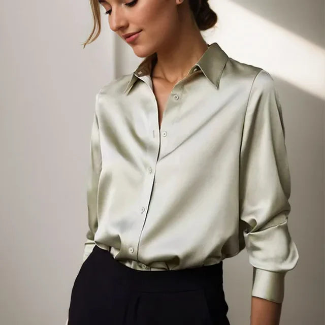 Stella | Women's Long Sleeve Button Down Blouse