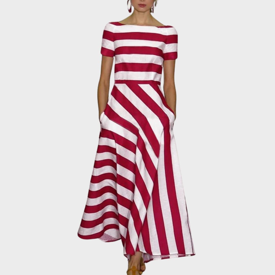 Delora | Women's Striped Maxi Dress