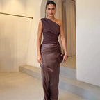 Nikkie | Women's Elegant One-Shoulder Midi Dress
