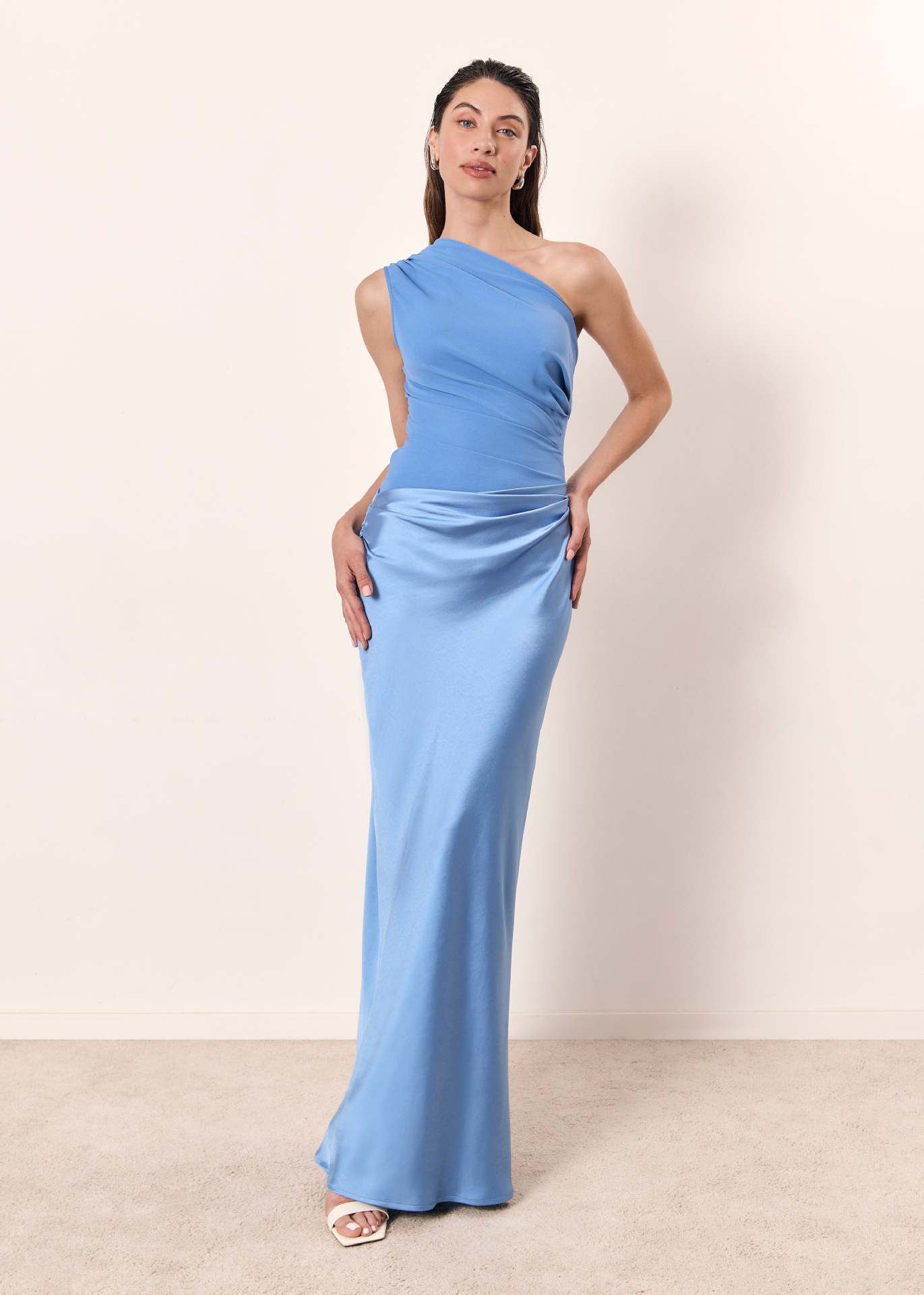 Nikkie | Women's Elegant One-Shoulder Midi Dress