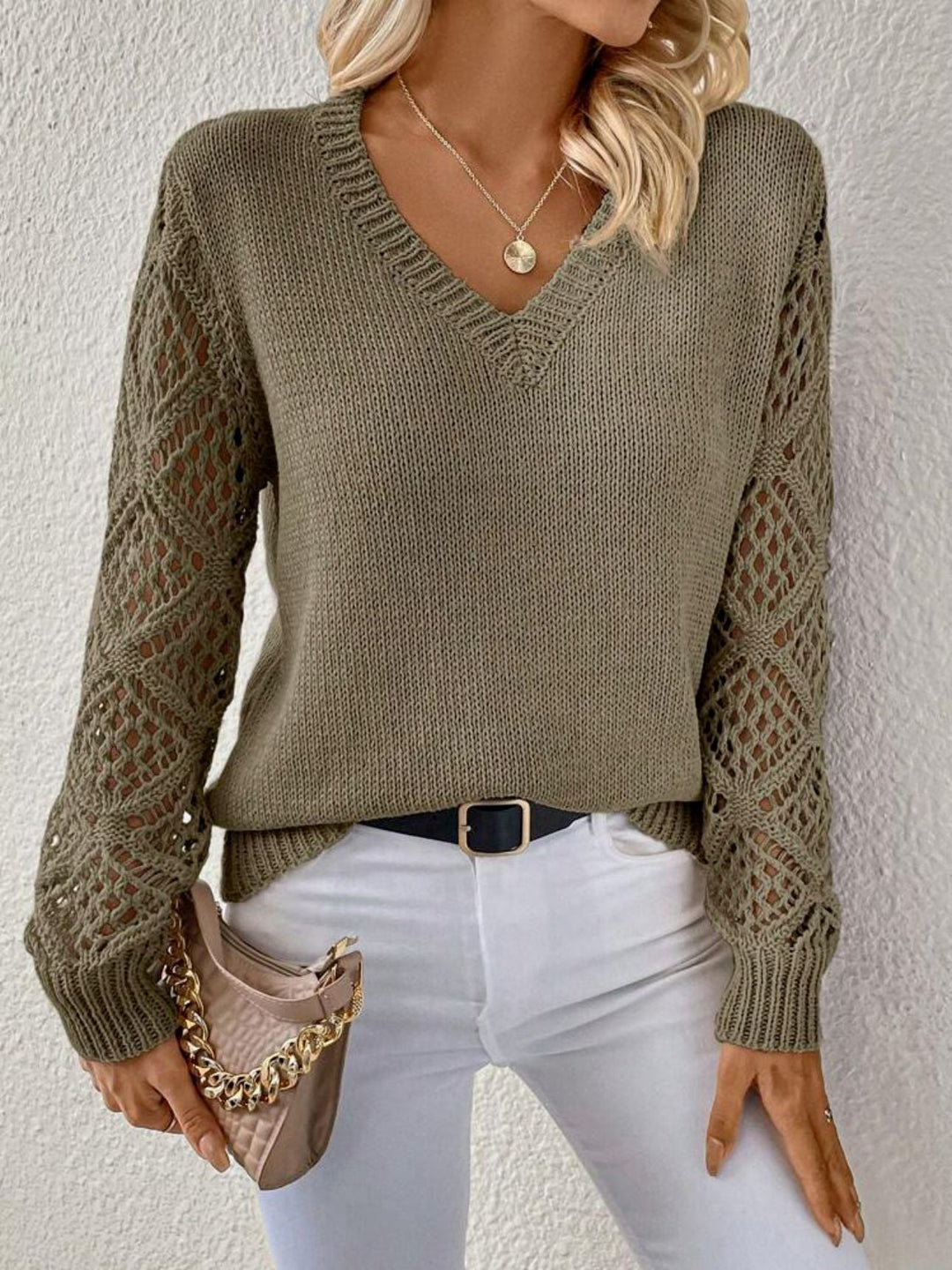 Grace & Jess | Soft V-neck Sweater