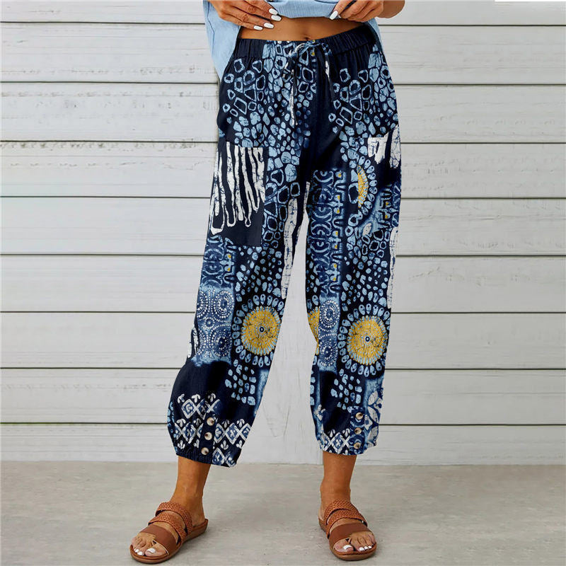 Grace & Jess | Boho Printed Pants