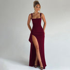 Cell | Women's Open Back Wedding Maxi Dress