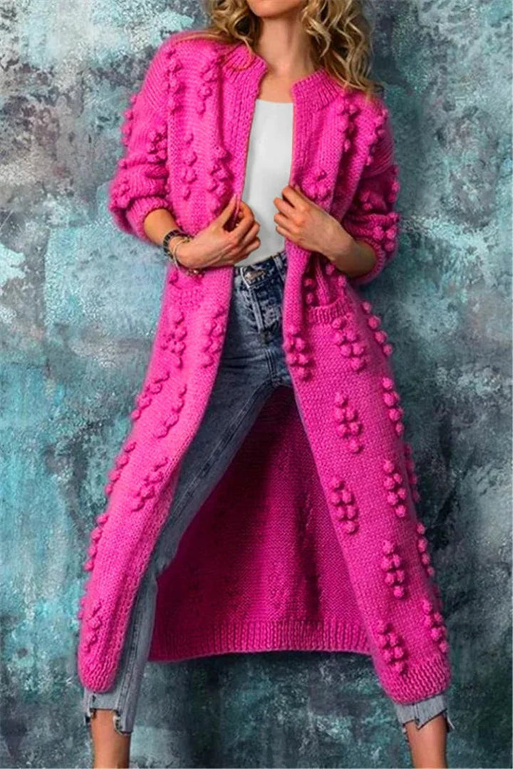 Meadow | Women's Long Textured Knit Cardigan