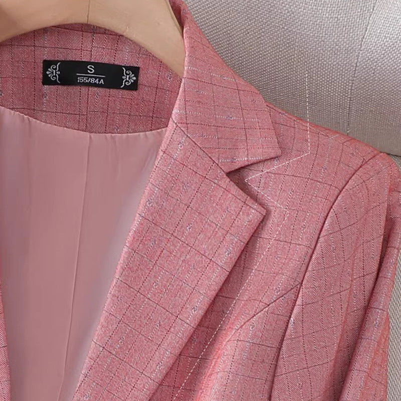 Zara | Women's Grid Pattern Blazer
