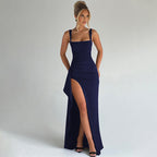 Cell | Women's Open Back Wedding Maxi Dress