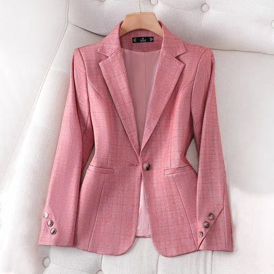 Zara | Women's Grid Pattern Blazer