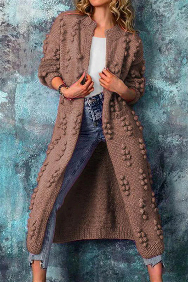 Meadow | Women's Long Textured Knit Cardigan