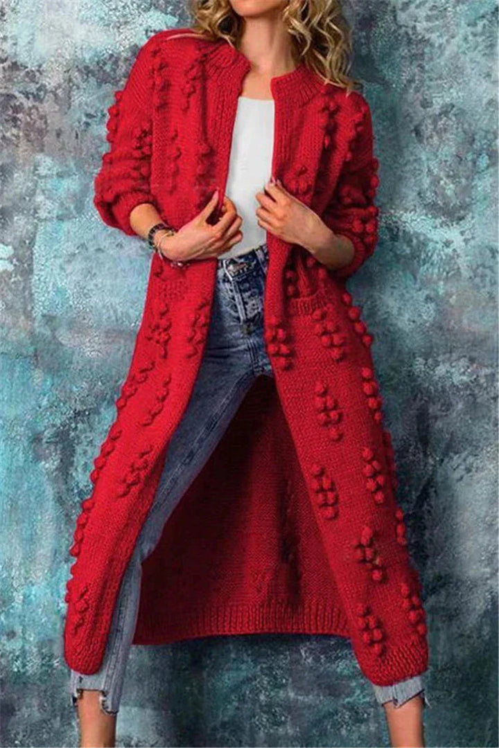 Meadow | Women's Long Textured Knit Cardigan