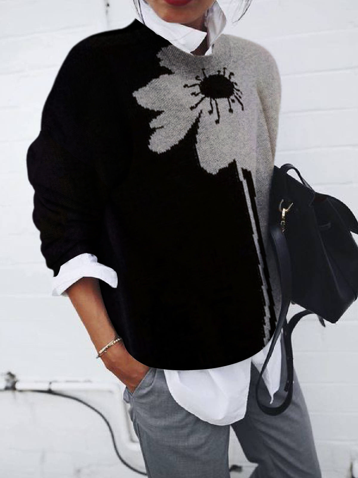 Yolante | Women's Comfortable Patchwork Sweater