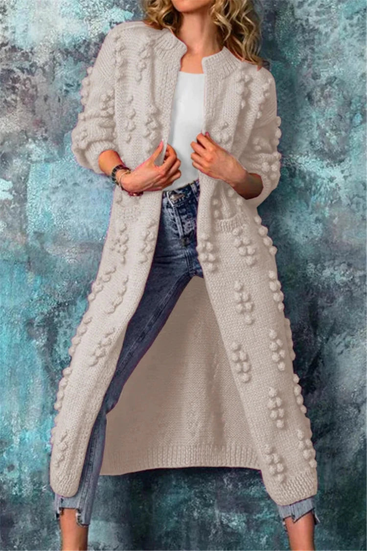 Meadow | Women's Long Textured Knit Cardigan