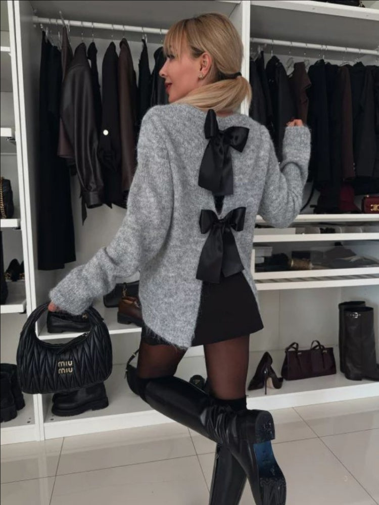 Grace & Jess | Tie Sweater