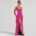 Cell | Women's Open Back Wedding Maxi Dress