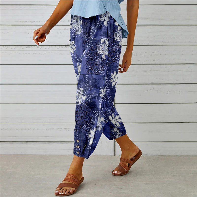 Grace & Jess | Boho Printed Pants