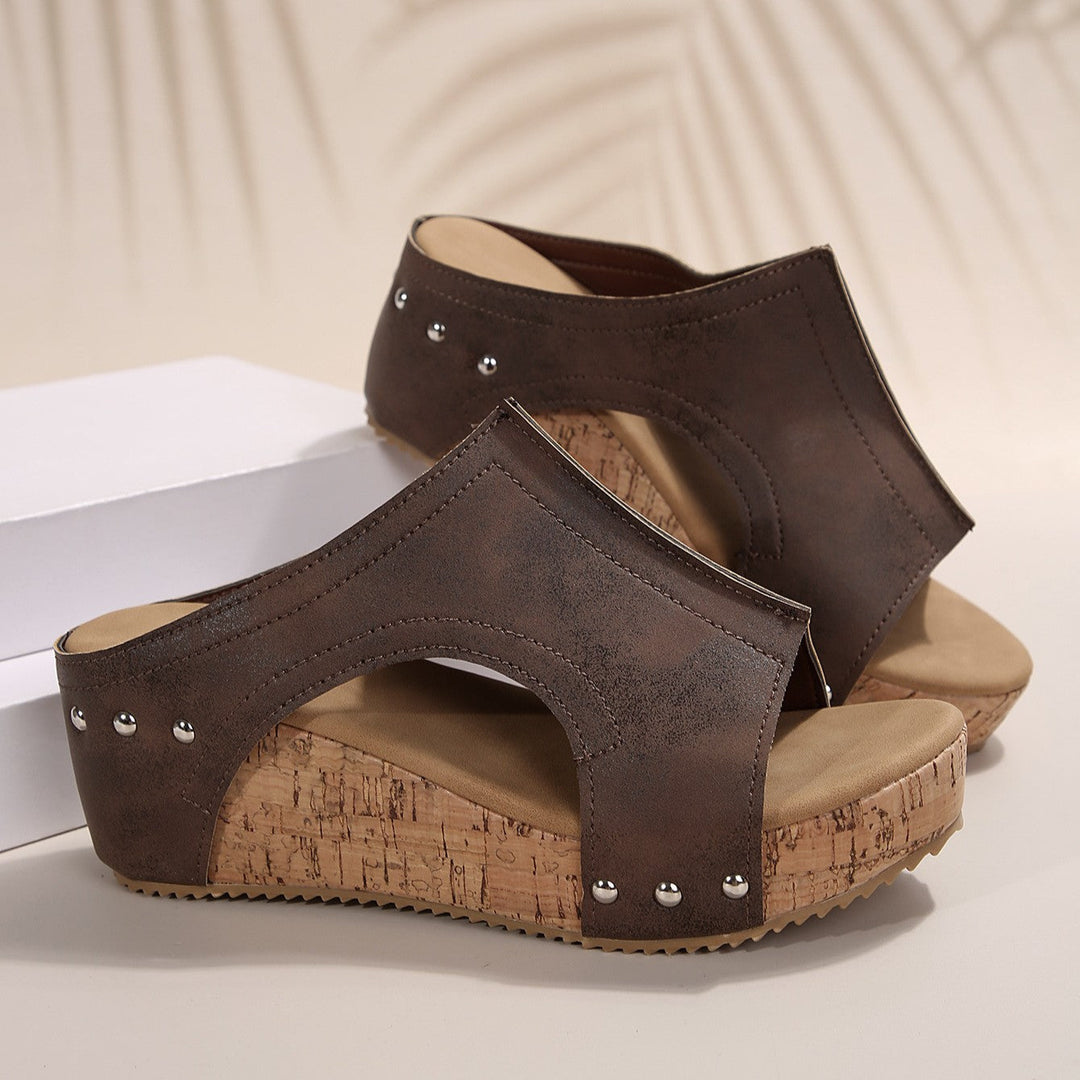 Grace & Jess | Ciera Cork Wedges