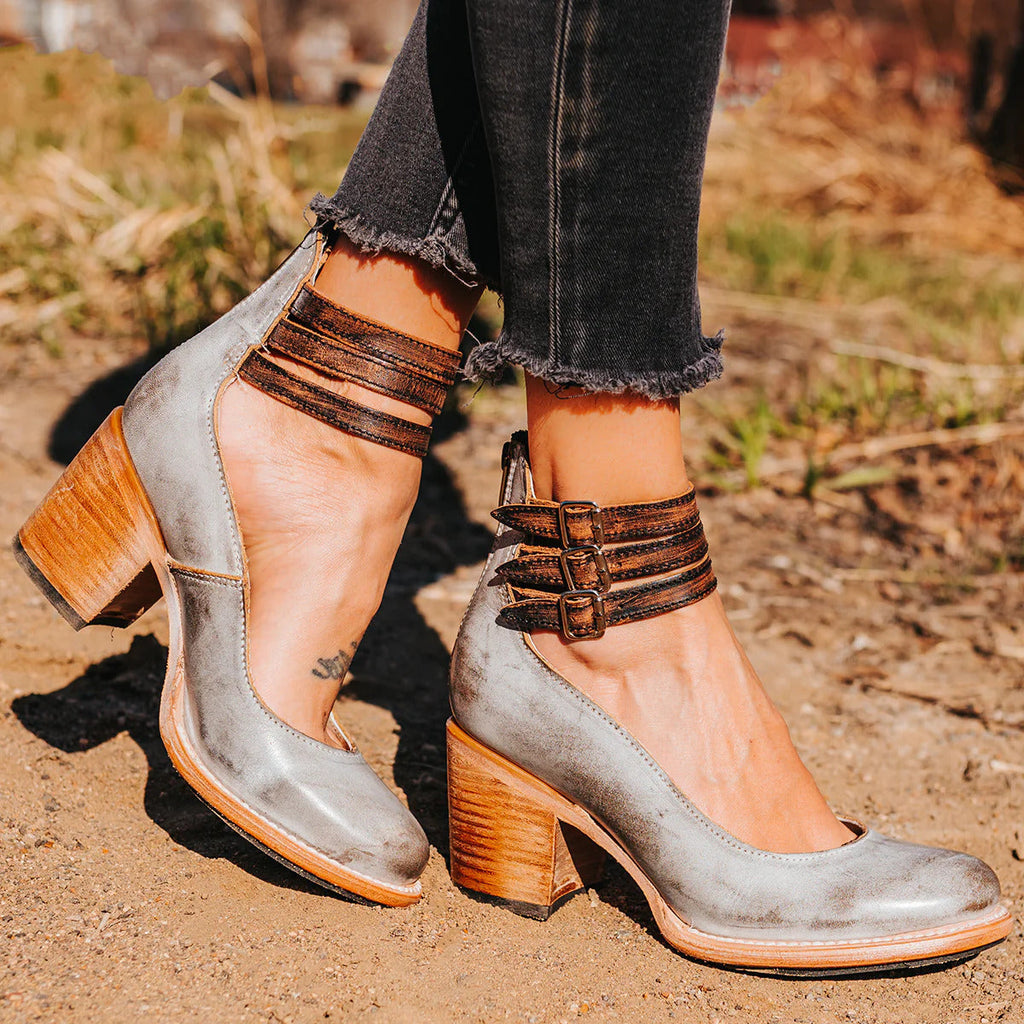 Debora | Women's Block Heel Strap Shoes