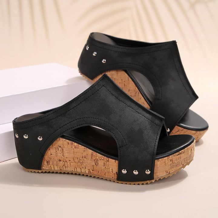 Grace & Jess | Ciera Cork Wedges