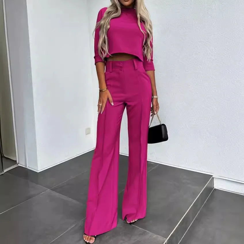 Ada | Women's Matching Top and Trousers Set
