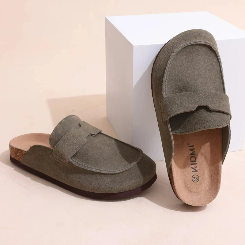 Emory | Women's Classic Slip-On Clogs with Suede Finish