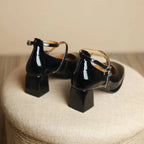 Annika | Women's Elegant Block Heel Mary Janes