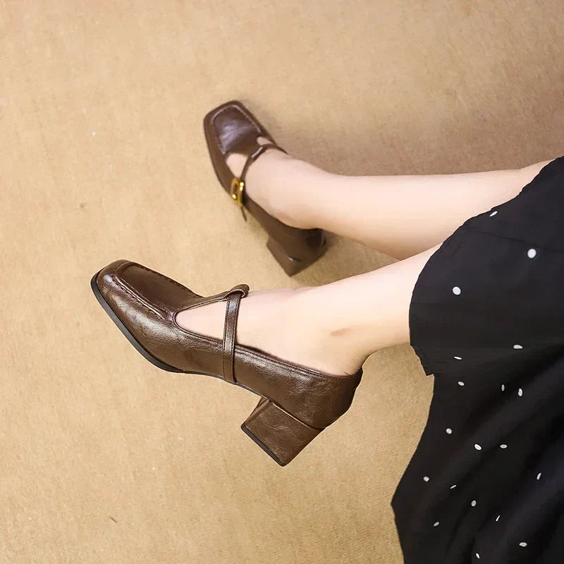 Rosa | Women's Orthopedic T-Strap Mary Jane Heels