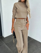 Ada | Women's Matching Top and Trousers Set