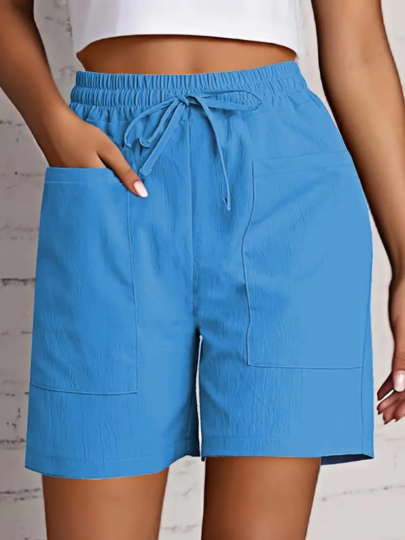 Alcyone | Women's Casual High Waist Summer Shorts