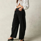 Lumina | Women's High Waist Barrel Leg Jeans