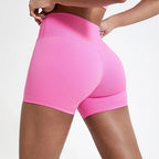 Dervla | Women's High Waist Slim Fit Yoga Shorts