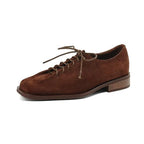 Imogen | Women's Vintage Square Toe Suede Mary Janes