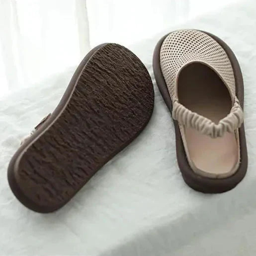 Fern | Women's Casual Perforated Slip-On Mule Sandals