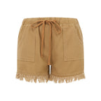 Afton | Women's Casual Frayed Hem Summer Shorts