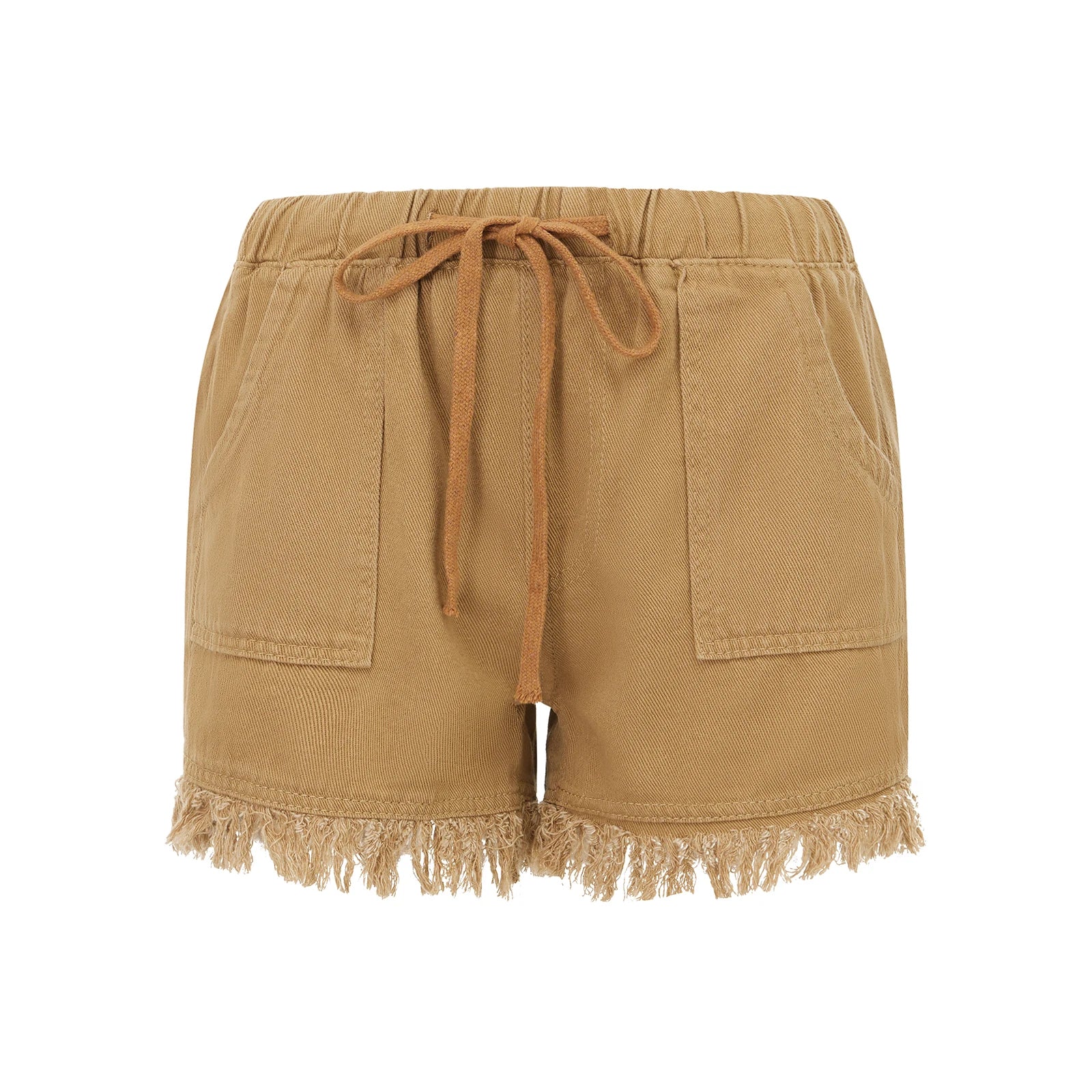 Afton | Women's Casual Frayed Hem Summer Shorts