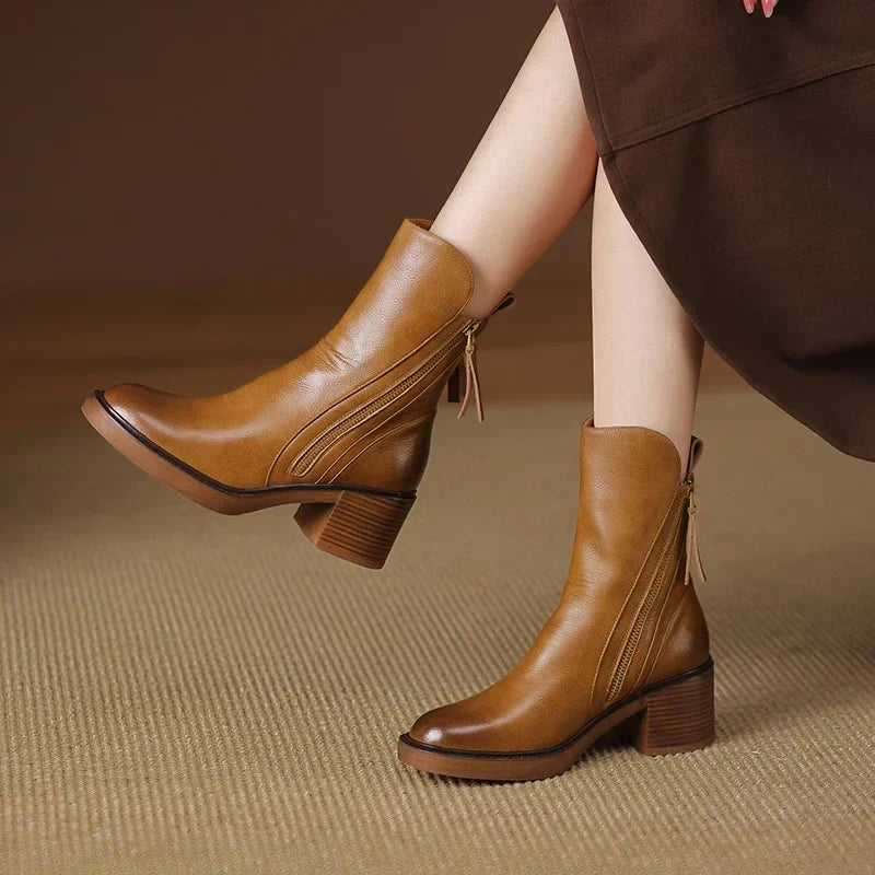 Aurelia | Women's Block Heel Ankle Boots