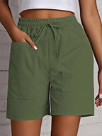 Alcyone | Women's Casual High Waist Summer Shorts