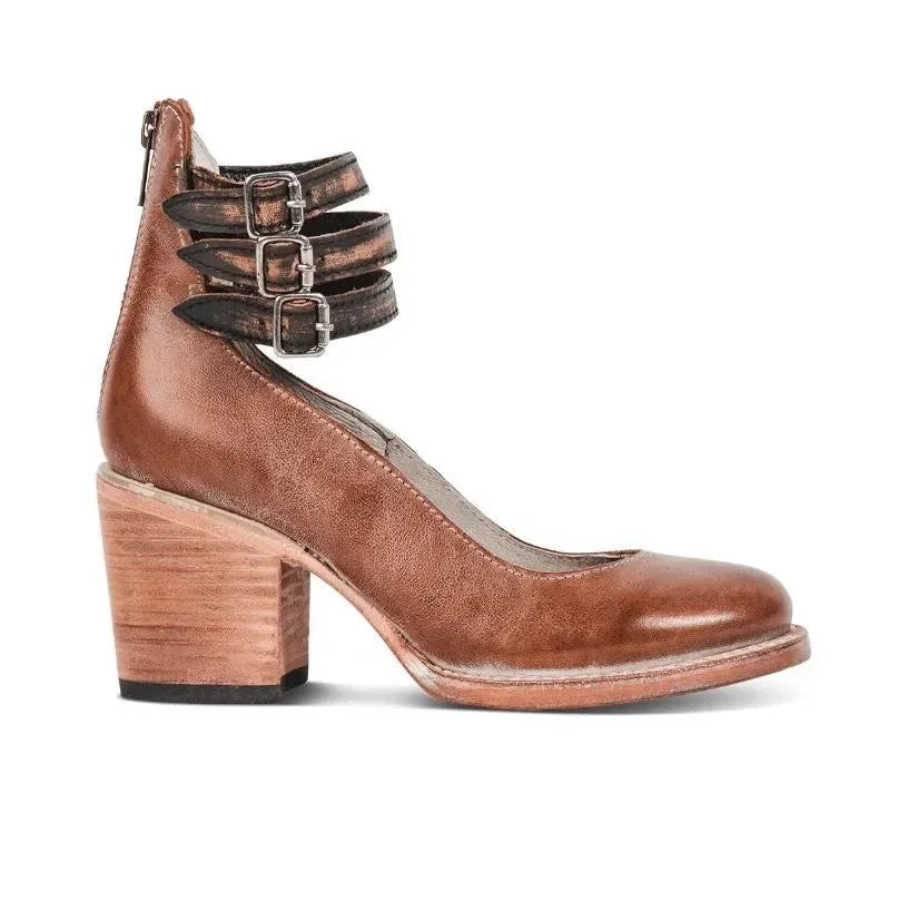 Debora | Women's Block Heel Strap Shoes