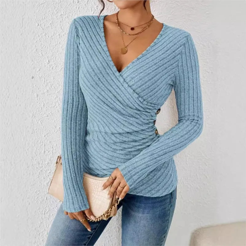 Grace & Jess | Women’s Tummy-Tucking Long Sleeve Top