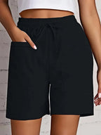 Alcyone | Women's Casual High Waist Summer Shorts
