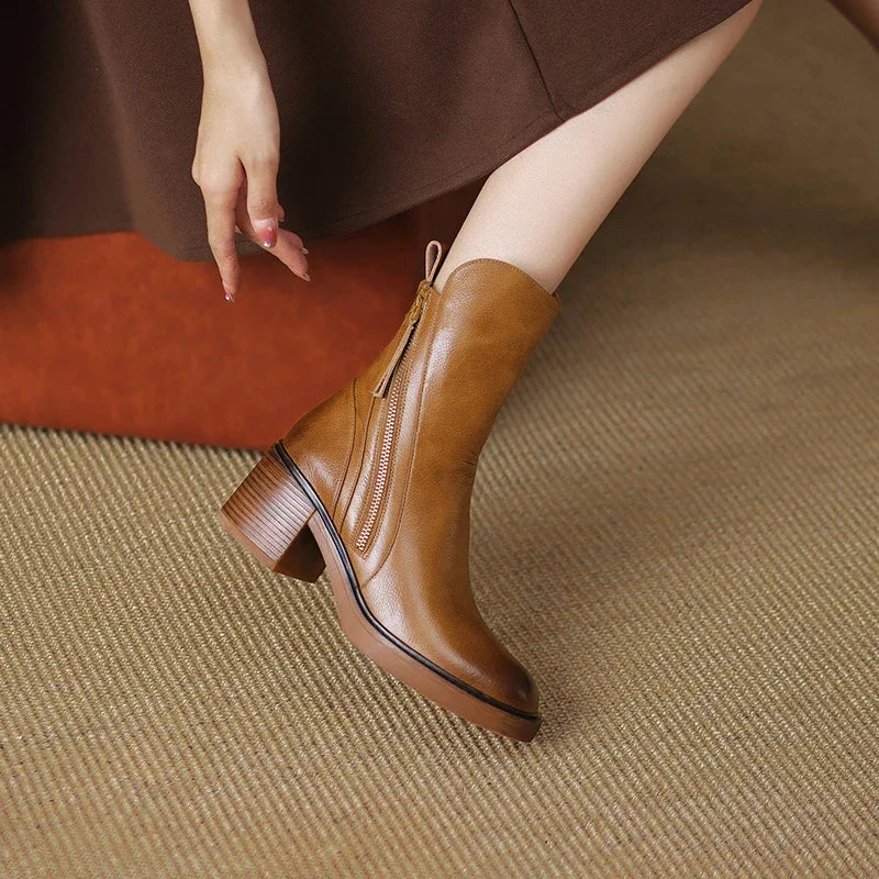 Aurelia | Women's Block Heel Ankle Boots