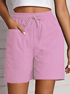 Alcyone | Women's Casual High Waist Summer Shorts