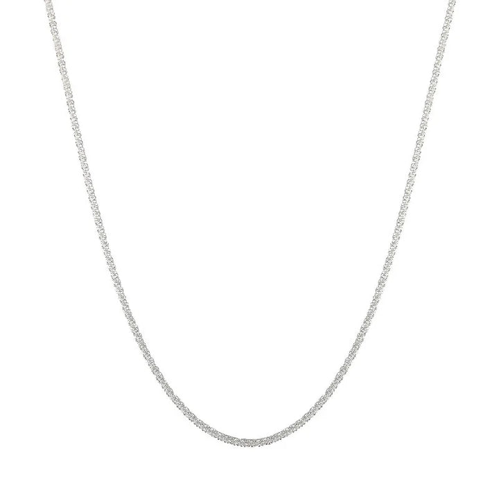 Elise | Silver Spark Chain and Bracelet Set