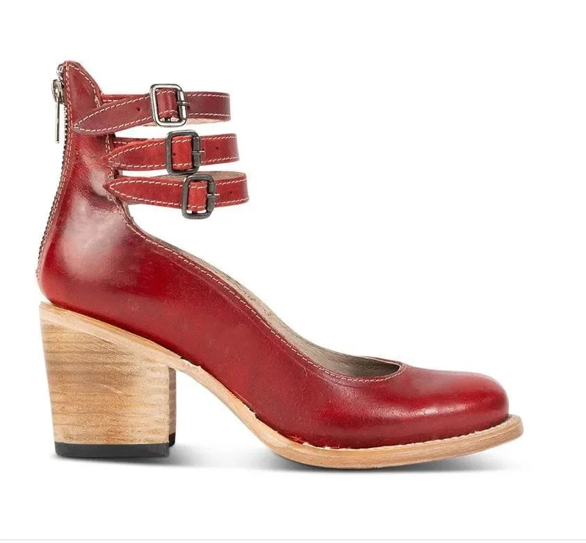 Debora | Women's Block Heel Strap Shoes