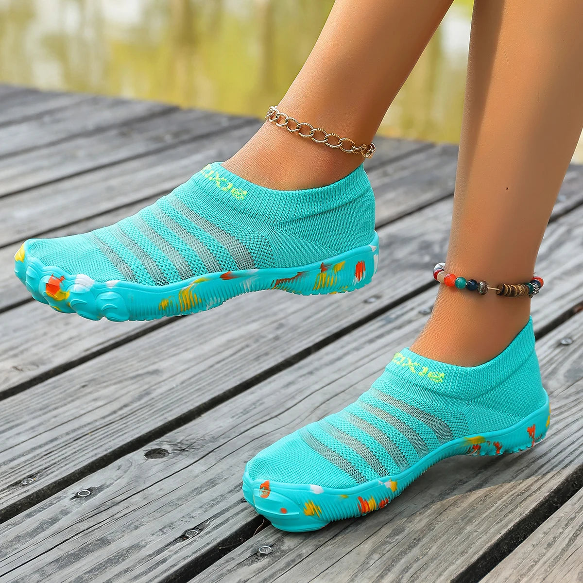 Dionysia | Women's Five Finger Aqua Water Swimming Shoes