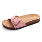 Isolde | Women's Casual Slide Sandals with Buckle Detail
