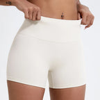 Dervla | Women's High Waist Slim Fit Yoga Shorts