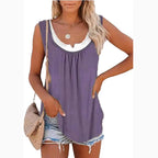 Urien | Women's Casual Printed Camisole Summer Vest Top
