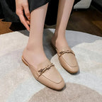 Caden | Women's Comfort Slide Loafers with Knot Detail