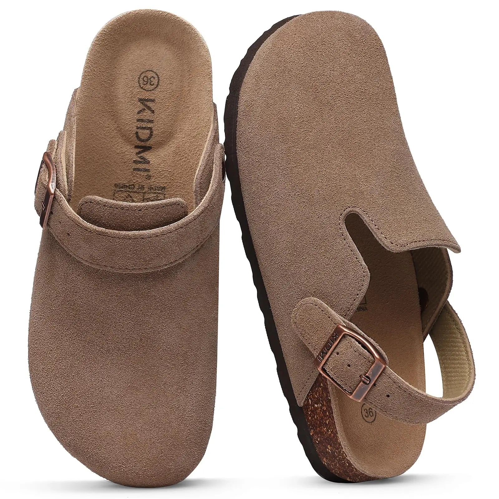 Nyssa | Women's Casual Slip-On Clogs with Adjustable Buckle Strap