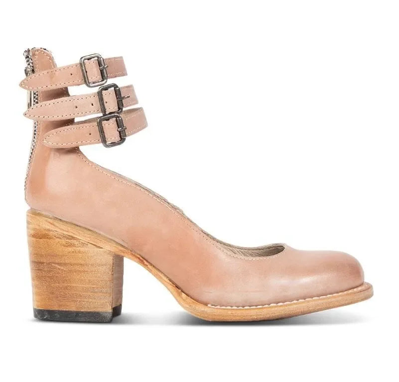 Debora | Women's Block Heel Strap Shoes