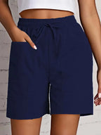 Alcyone | Women's Casual High Waist Summer Shorts